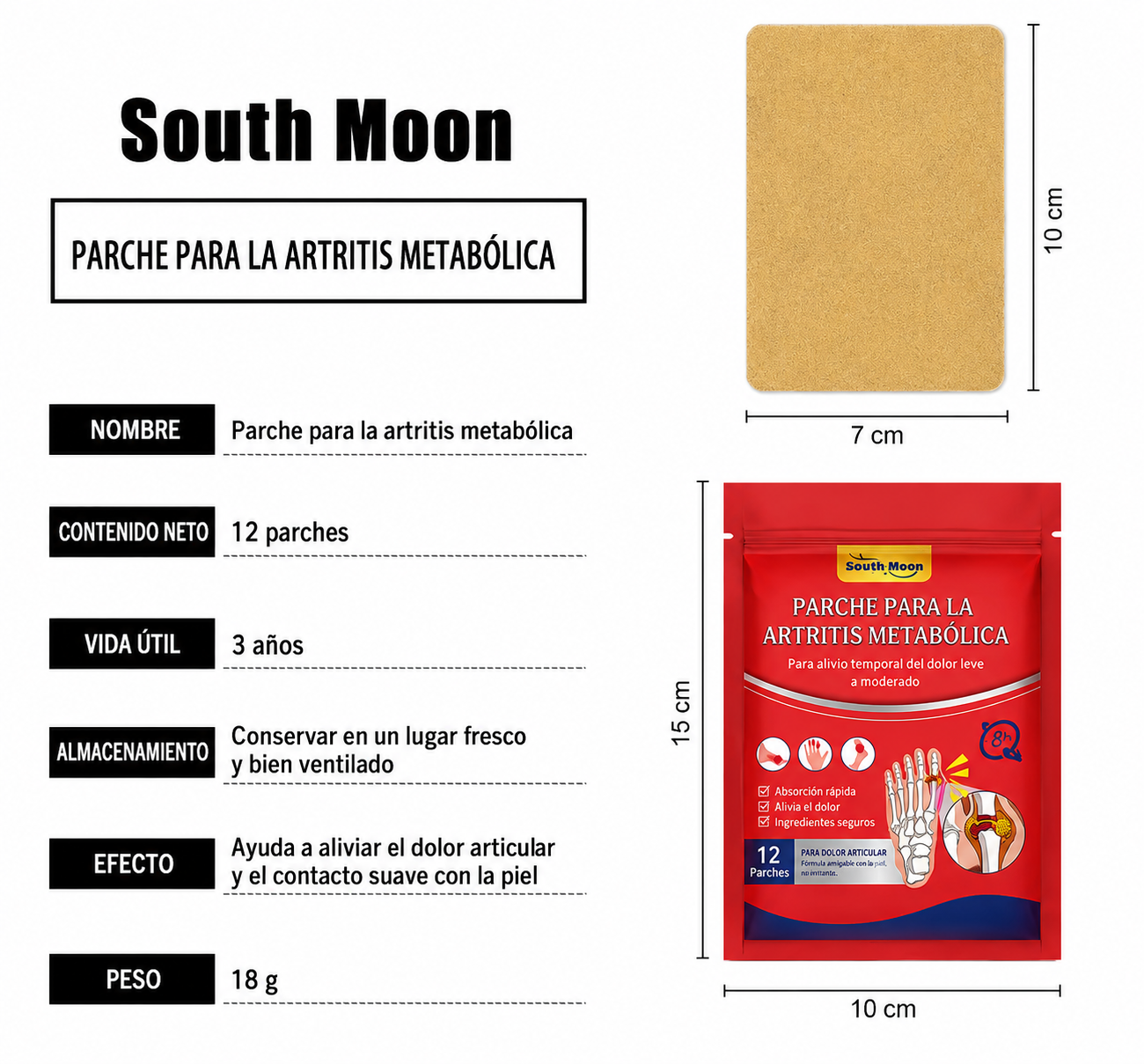Parches para Artritis