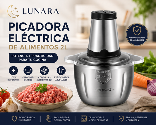 PICADORA DE ALIMENTOS ELÉCTRICA