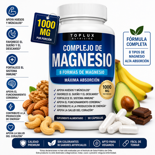 MAGNESIO COMPLEX USA 8 ELEME 1000 MG USA